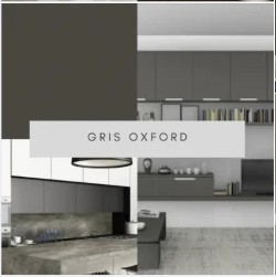 Melamina color Gris Oxford en cocina